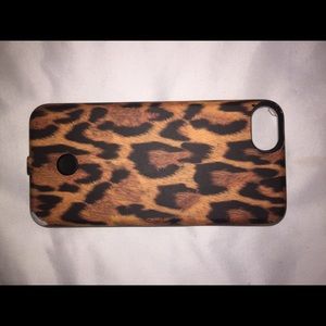 LED cheetah print Iphone 7 case
